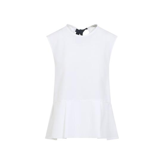 26SS 막스마라 민소매 티셔츠 2619161013600 White