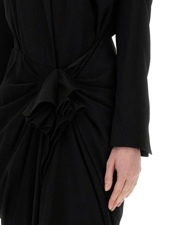  드리스 반 노튼 롱 원피스 011063 8314900 Black - DRIES VAN NOTEN