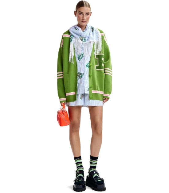 26SS 에센셜앤트워프 가디건 JIGAN J25G XS Green - ESSENTIEL ANTWERP