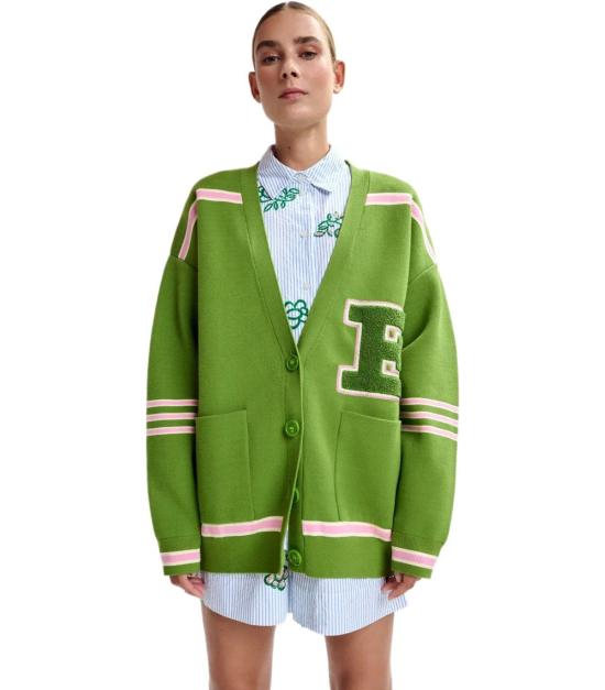 26SS 에센셜앤트워프 가디건 JIGAN J25G XS Green - ESSENTIEL ANTWERP