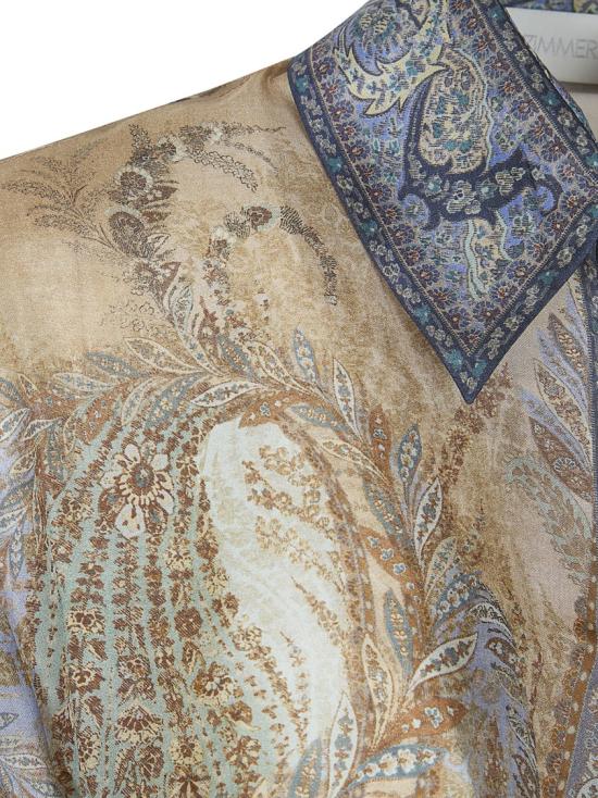 26SS 짐머만 블라우스 8624TRS262 Grey - ZIMMERMANN