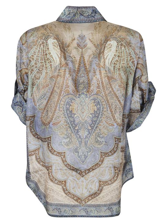 26SS 짐머만 블라우스 8624TRS262 Grey - ZIMMERMANN