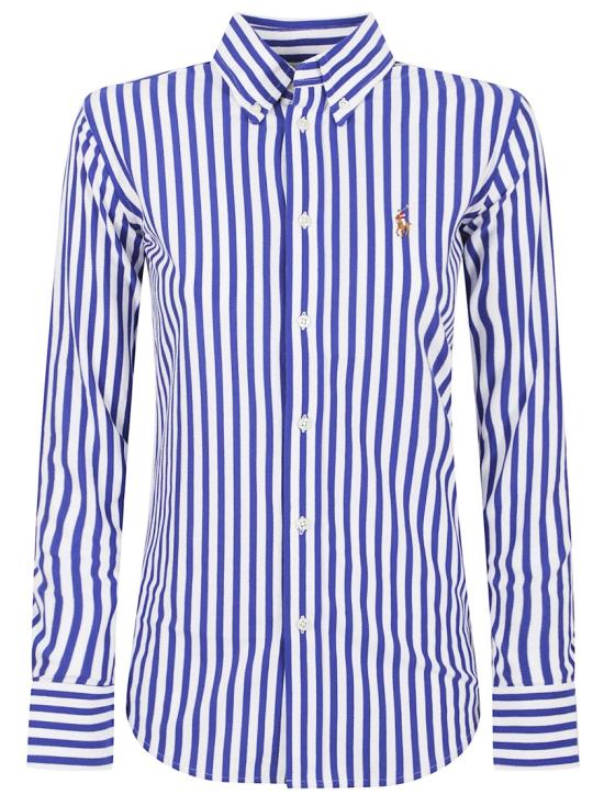 26SS 폴로 랄프로렌 클래식핏 스트라이프 셔츠 211910131 500 Blue