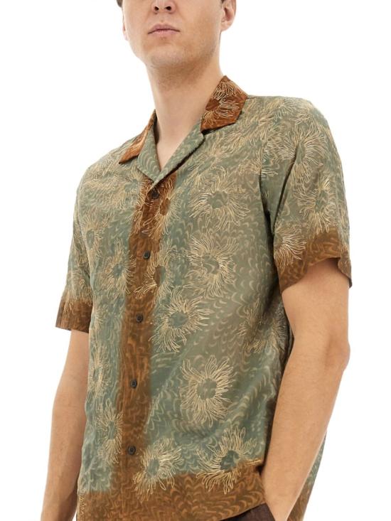  드리스 반 노튼 반팔 셔츠 020748 1162608 Brown - DRIES VAN NOTEN