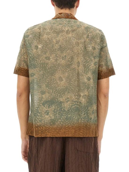 드리스 반 노튼 반팔 셔츠 020748 1162608 Brown - DRIES VAN NOTEN