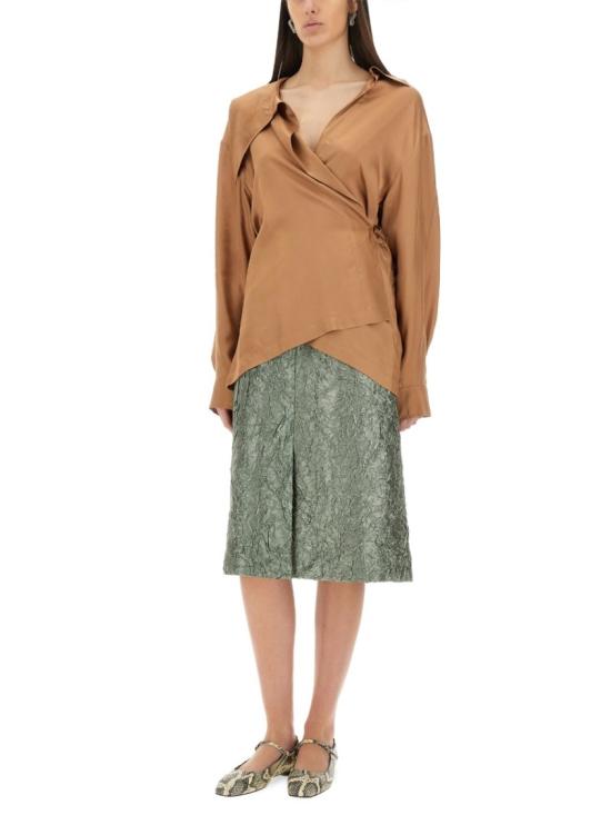  드리스 반 노튼 탑 010747 1427306 Brown - DRIES VAN NOTEN