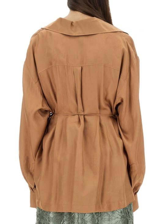  드리스 반 노튼 탑 010747 1427306 Brown - DRIES VAN NOTEN