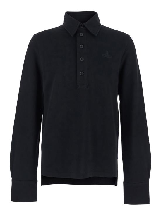 26SS 비비안웨스트우드 폴로 티셔츠 2H01000WJ00AUN401 Black