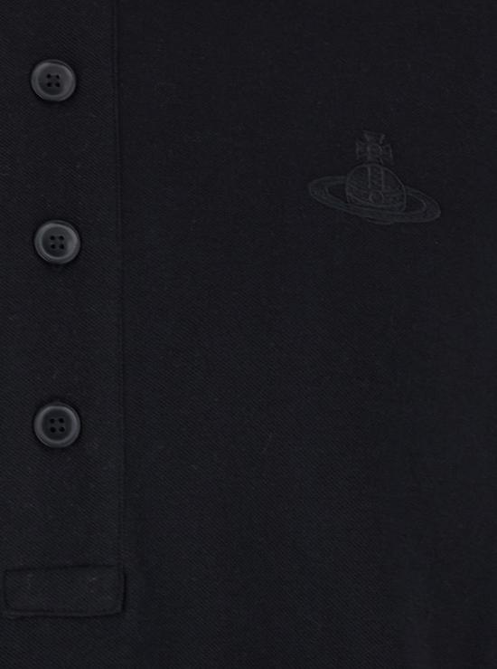 26SS 비비안웨스트우드 폴로 티셔츠 2H01000WJ00AUN401 Black - VIVIENNE WESTWOOD
