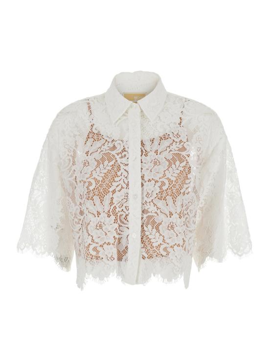 26SS 마이클 코어스 블라우스 MS64101KQ9100 White