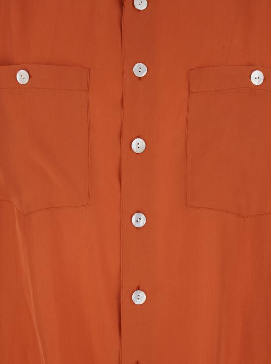 26SS 생로랑 긴팔 셔츠 854240Y6J786550 Orange - SAINT LAURENT