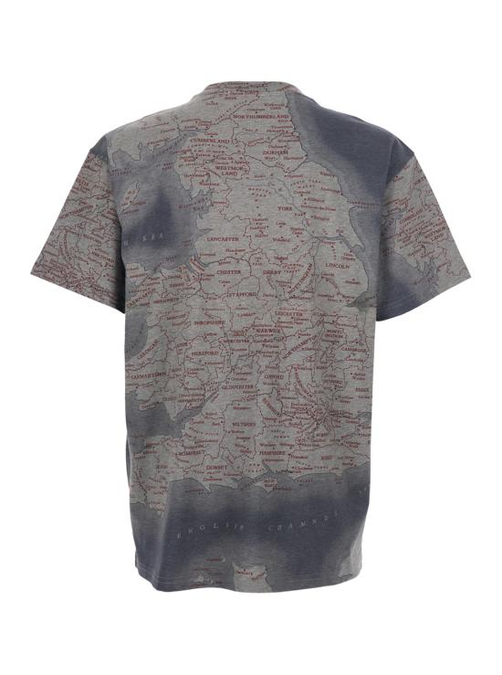 26SS 비비안웨스트우드 반팔 티셔츠 3G01004RJ001MP001 Grey - VIVIENNE WESTWOOD