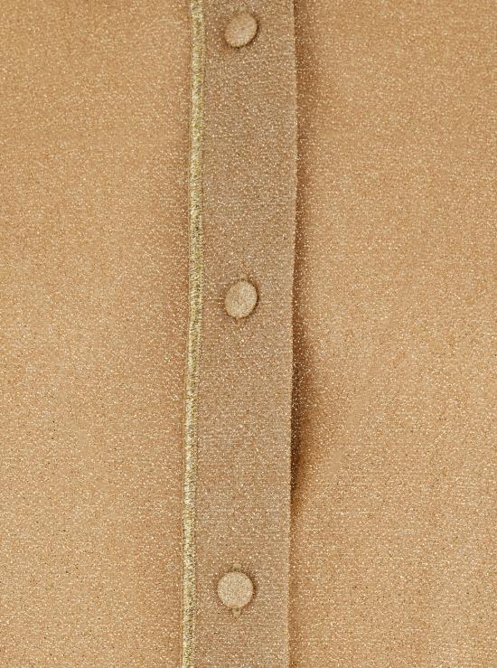 26SS 오세리 블라우스 LSF235GOLD Metallic - OSÉREE