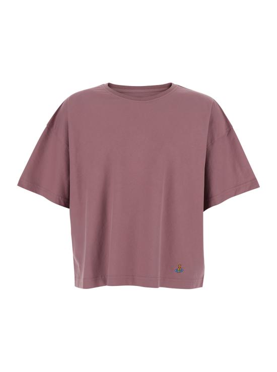 26SS 비비안웨스트우드 반팔 티셔츠 3G01004QJ001MD409 Pink