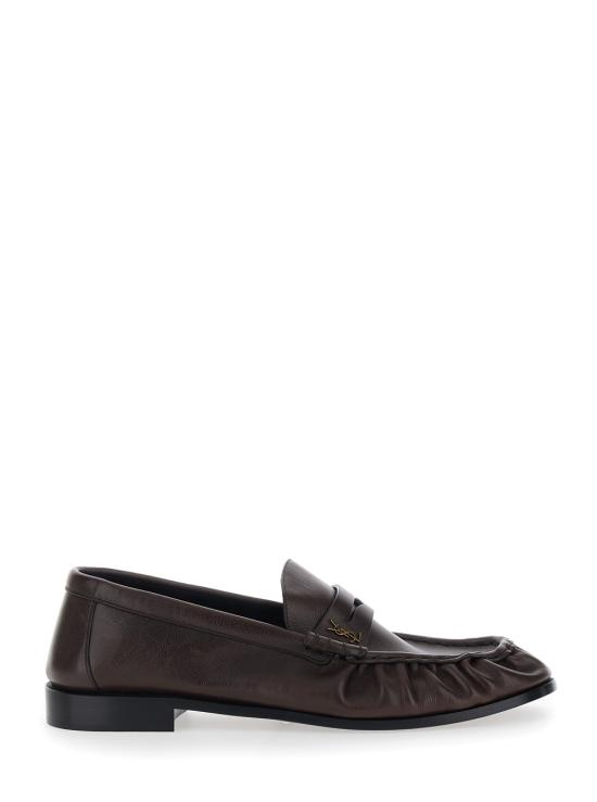 26SS 생로랑 매트 레더 서플 르 로퍼 83947125VAA2128 Brown