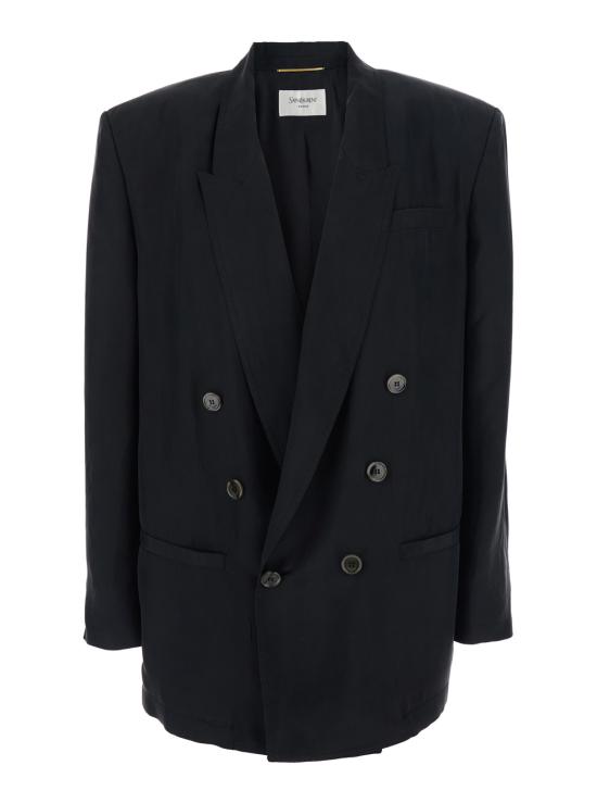 26SS 생로랑 수트 자켓 851026Y6J781000 Black