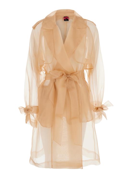 26SS 핑코 트렌치 코트 106614A2DJQ35 Pink