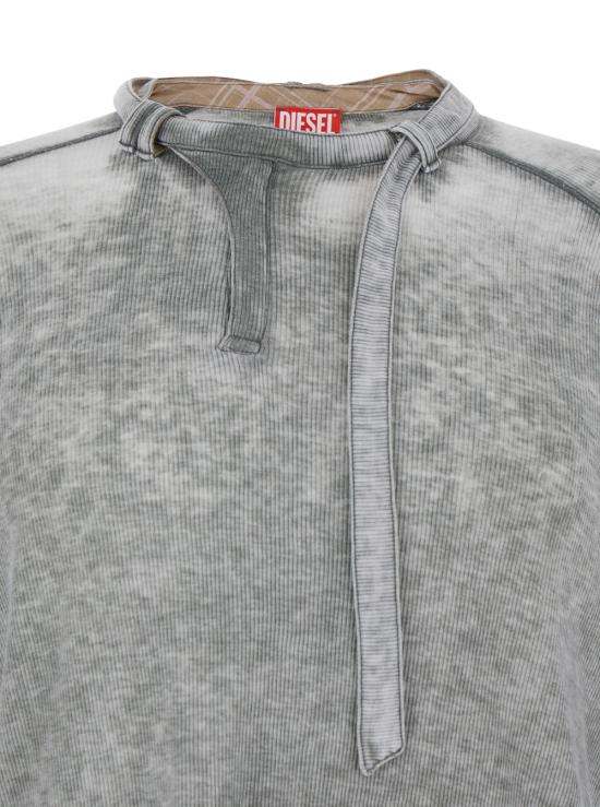 26SS 디젤 긴팔 티셔츠 A224280HGCQ9CY Grey - DIESEL