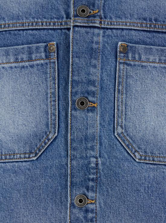 26SS 오프화이트 데님 자켓 44MYE09QS26D0024000 Blu - OFF WHITE