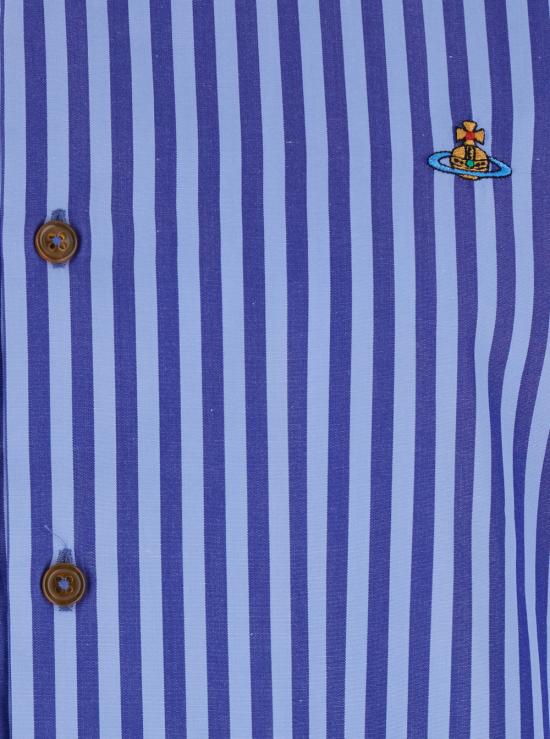 26SS 비비안웨스트우드 긴팔 셔츠 2401000JW018SK204 Blu - VIVIENNE WESTWOOD