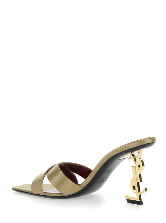 26SS 생로랑 새틴 크레이프 OPYUM 뮬 8189319QAB12901 Beige - SAINT LAURENT