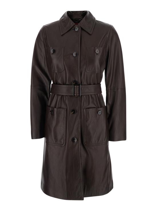 26SS 막스마라 스튜디오 가죽 자켓 2616471011600002 Brown