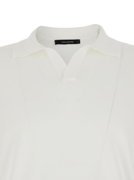 26SS 딸리아토레 폴로 티셔츠 KEITHGSE2601002 White - TAGLIATORE