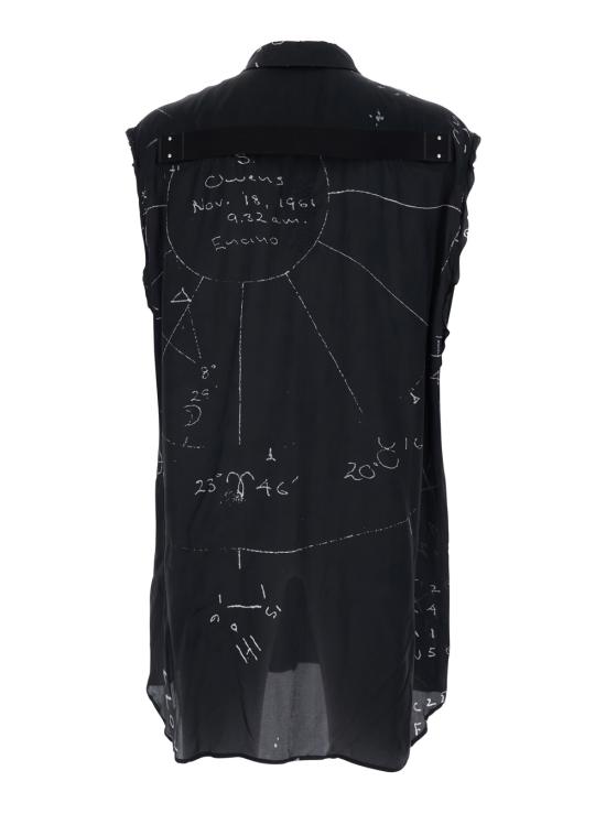 26SS 릭 오웬스 반팔 셔츠 RU01F2229KP10911 Black - RICK OWENS