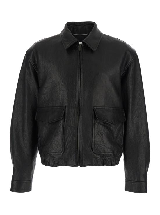 26SS 생로랑 버블 램스킨 쇼트 재킷 859948YCNF21000 Black