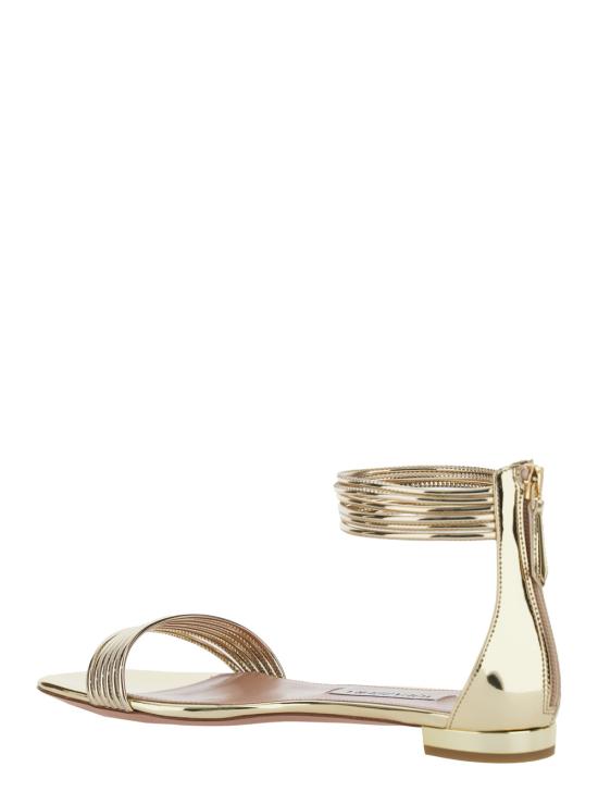 26SS 아쿠아주라 샌들 SWYFLAS0SSYSOG Metallic - AQUAZZURA