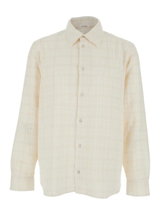 26SS 원 헌드레드 긴팔 셔츠 429514317CANNOLICREAM White