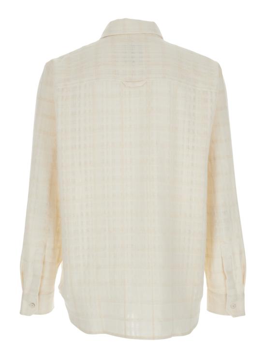 26SS 원 헌드레드 긴팔 셔츠 429514317CANNOLICREAM White - WON HUNDRED