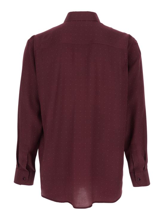 26SS 생로랑 긴팔 셔츠 860619Y2N596164 Bordeaux - SAINT LAURENT