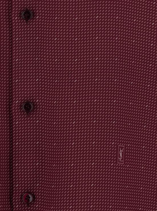 26SS 생로랑 긴팔 셔츠 860619Y2N596164 Bordeaux - SAINT LAURENT