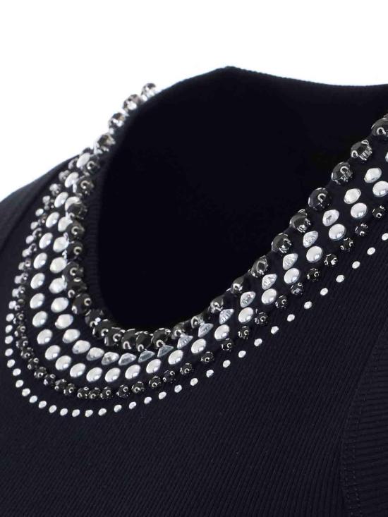 26SS 리우조 민소매 티셔츠 WA6490J4822P9368 Black - LIU JO