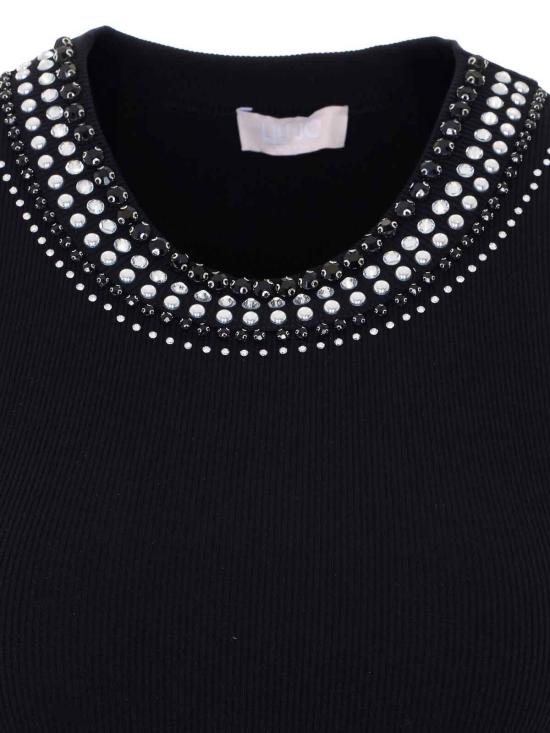 26SS 리우조 민소매 티셔츠 WA6490J4822P9368 Black - LIU JO