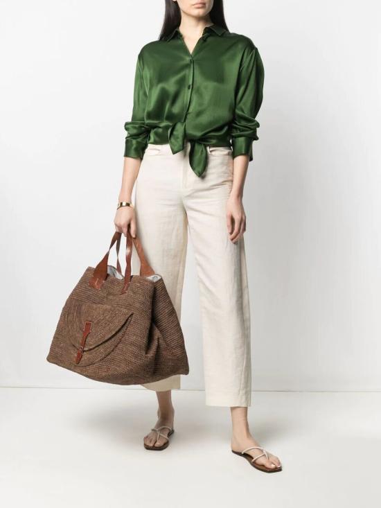 26SS 이벨리브 토트백 LAZAIIDARKTEA Brown - IBELIV