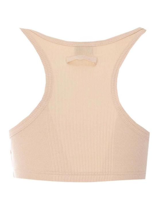 26SS 장 폴 고티에 민소매 티셔츠 TO430J01463 Beige - JEAN PAUL GAULTIER