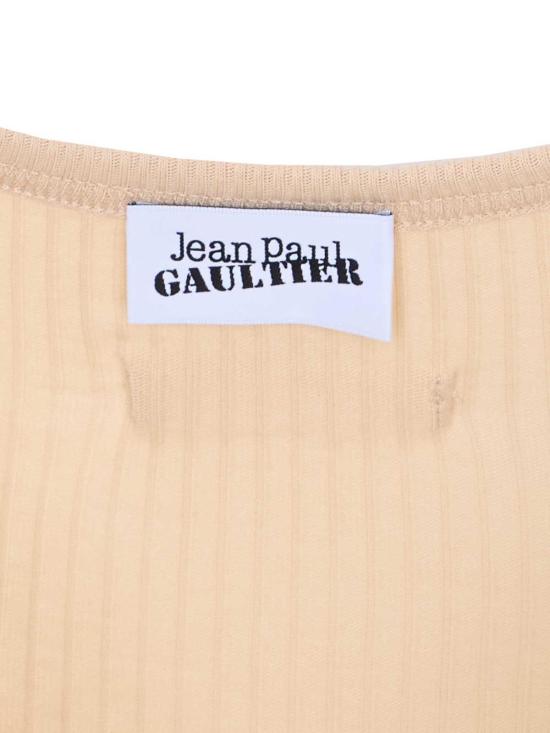 26SS 장 폴 고티에 민소매 티셔츠 TO430J01463 Beige - JEAN PAUL GAULTIER