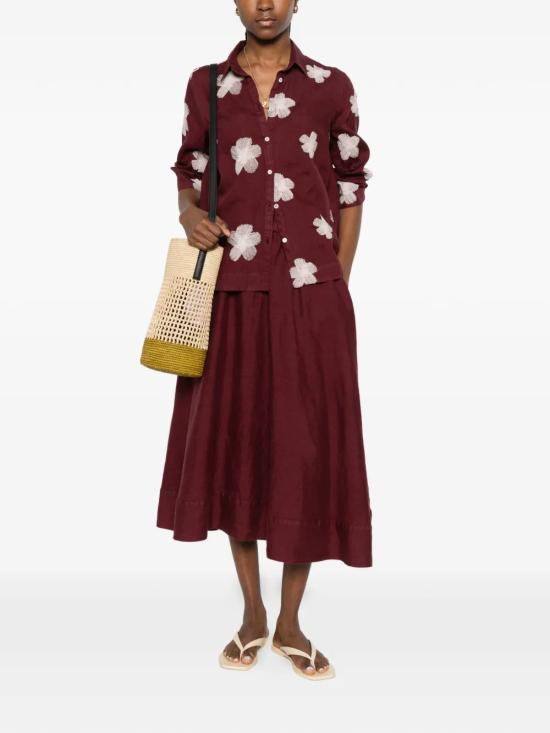 26SS Rosso 35 미디 스커트 N1804GA8000777 Bordeaux - OTHER BRANDS