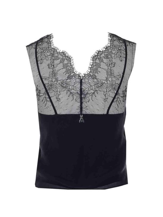 26SS 파트리지아페페 민소매 티셔츠 8C0865A692K103 Black - PATRIZIA PEPE