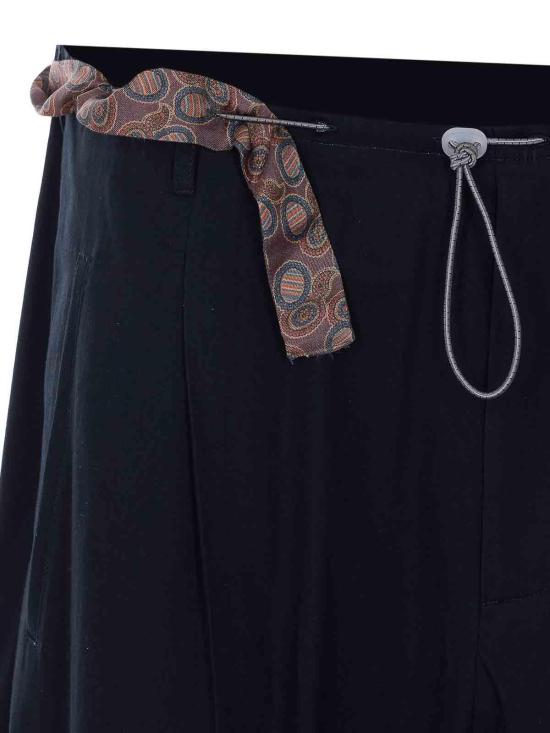 26SS 마리아노 스트레이트 팬츠 V680265096086 Black - MAGLIANO