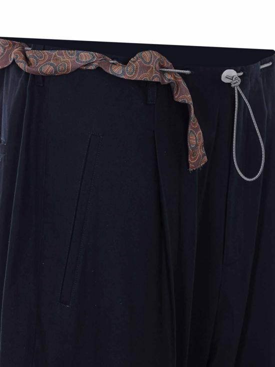 26SS 마리아노 스트레이트 팬츠 V680265096086 Black - MAGLIANO