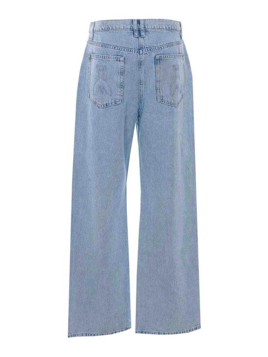 26SS 파트리지아페페 스트레이트 팬츠 8P0818D108CB09 Blue - PATRIZIA PEPE