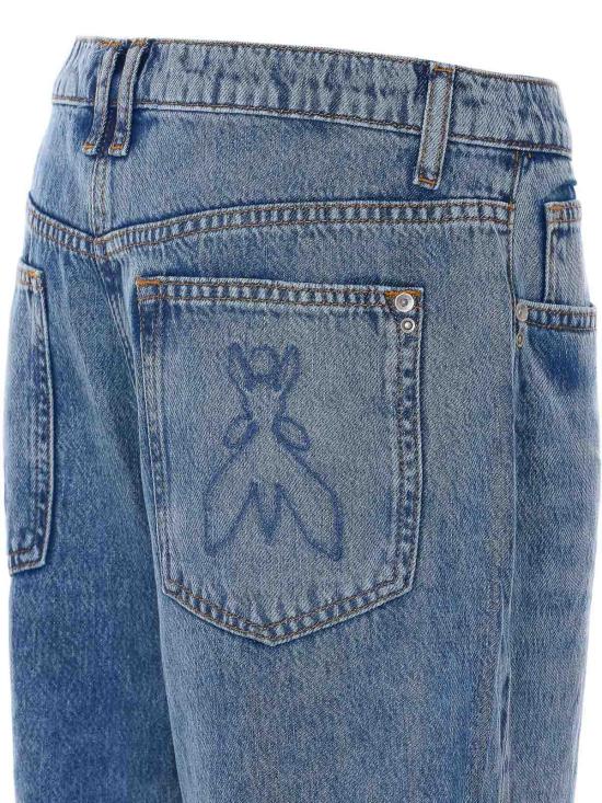 26SS 파트리지아페페 스트레이트 팬츠 8P0818D108CB05 Blue - PATRIZIA PEPE