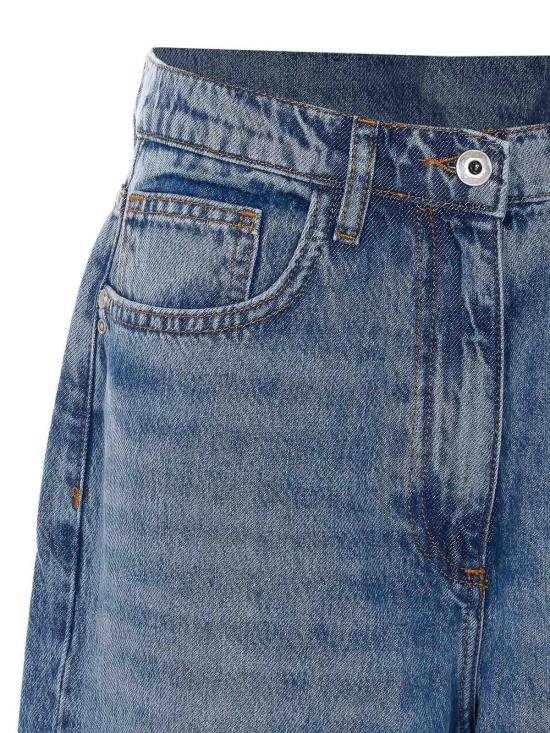 26SS 파트리지아페페 스트레이트 팬츠 8P0818D108CB05 Blue - PATRIZIA PEPE