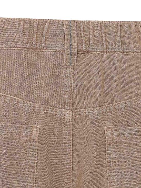 26SS 브루넬로 쿠치넬리 스트레이트 팬츠 ML996P4053C1799 Beige - BRUNELLO CUCINELLI