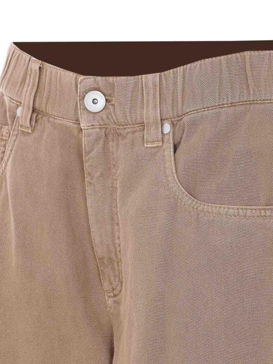 26SS 브루넬로 쿠치넬리 스트레이트 팬츠 ML996P4053C1799 Beige - BRUNELLO CUCINELLI