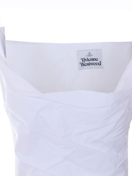 26SS 비비안웨스트우드 민소매 티셔츠 1505000MW009QA401 White - VIVIENNE WESTWOOD