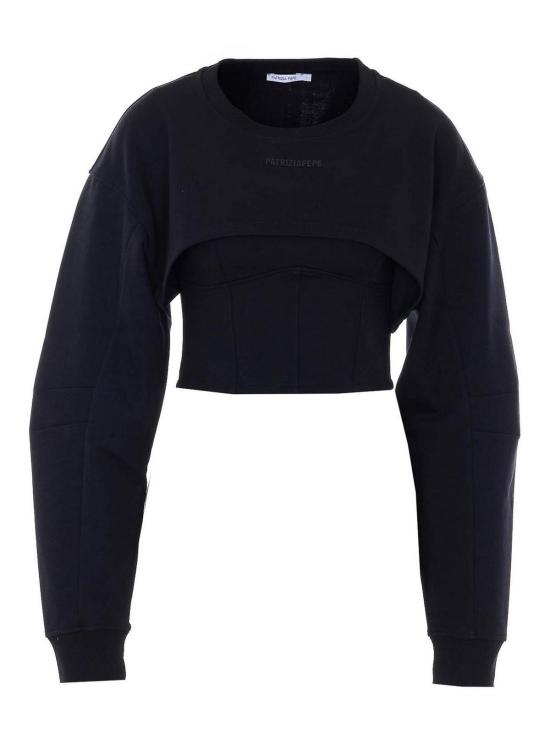 26SS 파트리지아페페 반팔 티셔츠 8M1770J391K103 Black